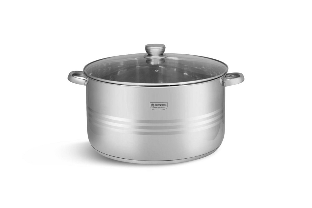 Каструля із кришкою Edenberg EB-3024 38 см 23,8 л Киев - изображение 1