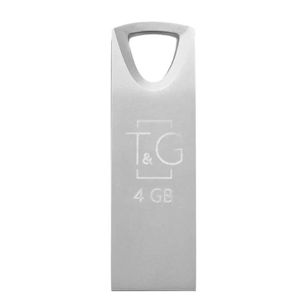 Флеш пам'ять T&G 117 4GB Metal Series Silver (TG117SL-4G) Харків - зображення 1