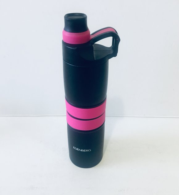 Термопляшка Edenberg EB-637-Pink 650 мл рожева Киев - изображение 1