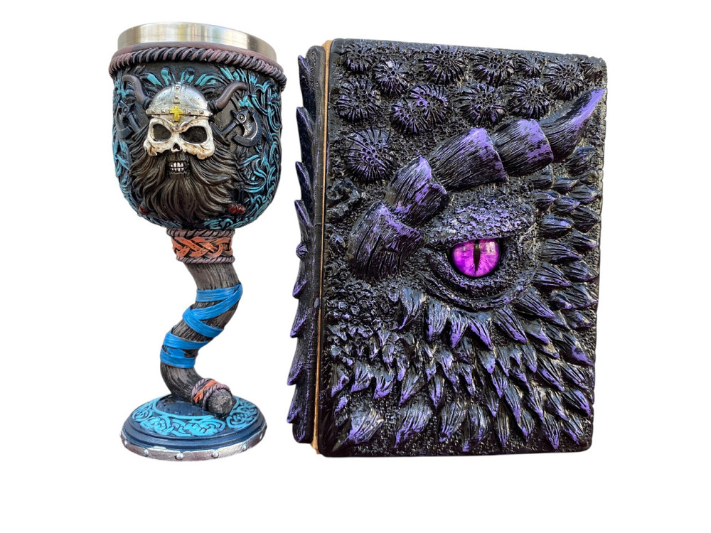 Подарочный набор Бокал 3 Молот Тора Викинг и Блокнот 3 «Око Иллюзий» Київ - зображення 3