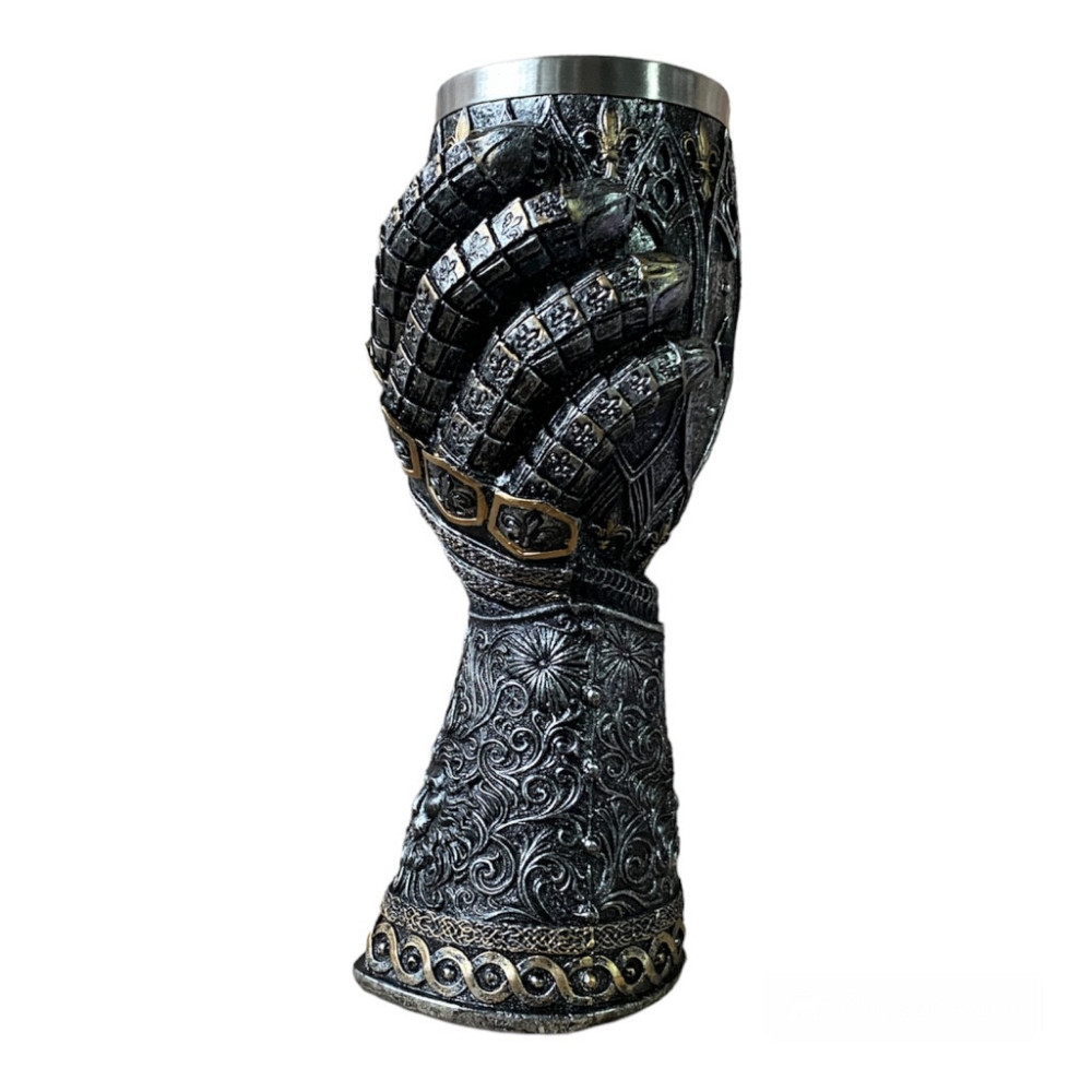 Бокал для вина 3D Рука со Львом Київ - зображення 3