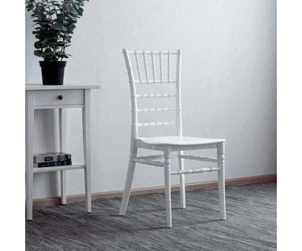 Стілець Чіаварі пластиковий білий Дніпро - зображення 3