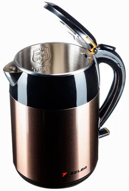 Электрочайник Zelba PK-181.52 Gold 1.8 л золотистый Київ - зображення 4