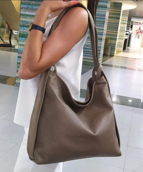 Сумка рюкзак жіноча трансформер Італія натуральна шкіра TS308 Луцк - изображение 3