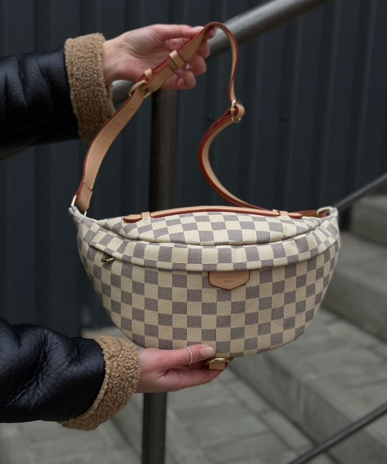 Сумка бананка женская Louis Vuitton Discovery Bumbag PM Ivory KS30 Киев - изображение 2