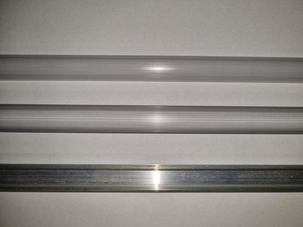 ПВХ линза для LED-профиля Z200 прозрачная, ребристая, 2 м Київ - зображення 6