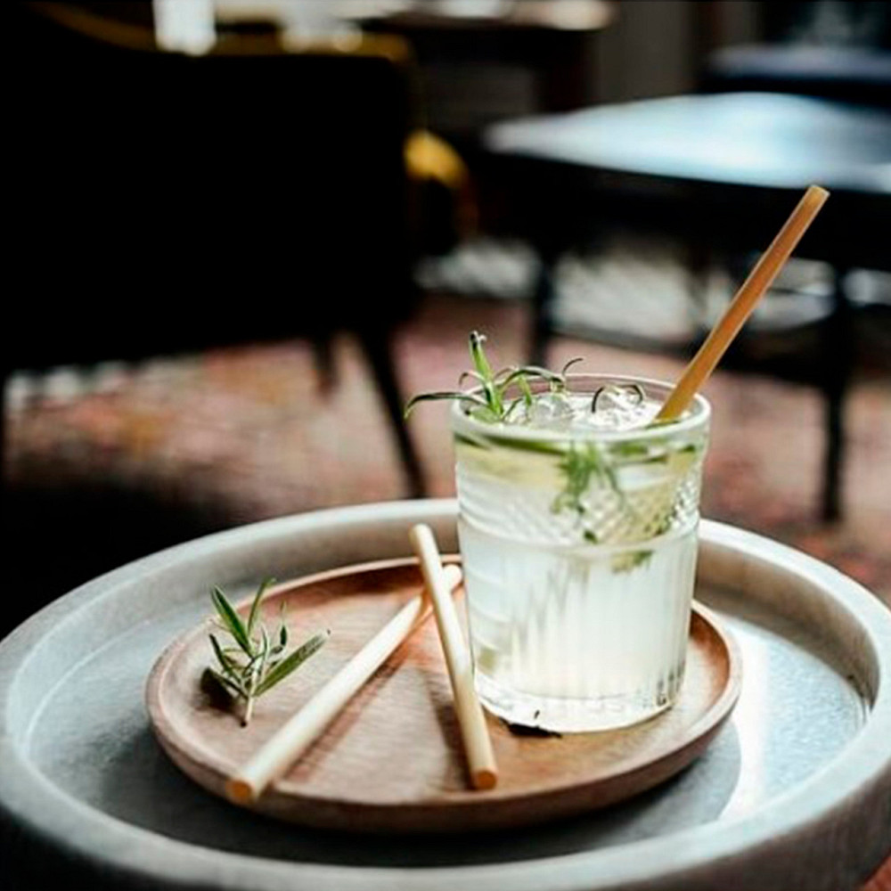 Одноразовые эко трубочки из камыша для напитков диаметр 5-10 мм, длина 20 см Херсон - зображення 8