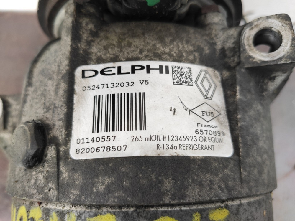 Компрессор кондиционера Renault Laguna II 2.0 бензин 2001-2007 (8200678507) Ковель - изображение 3