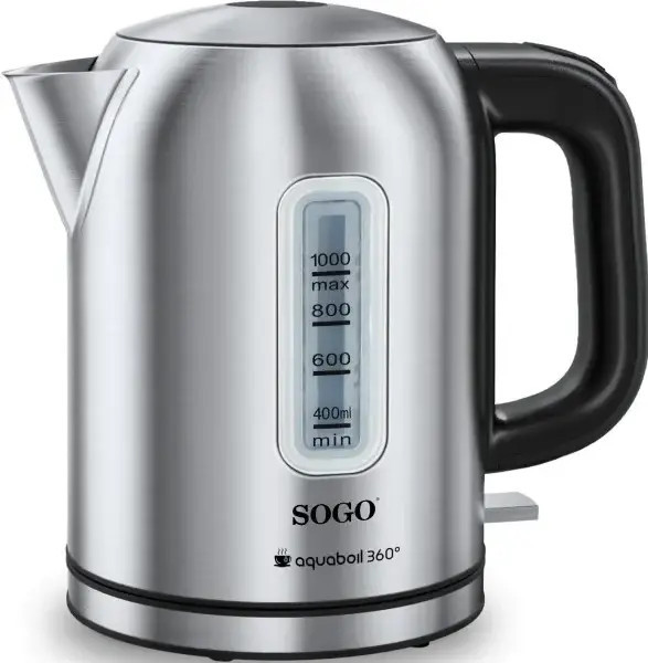 Электрочайник SOGO SS-7780 1 л серебристый Київ - зображення 1
