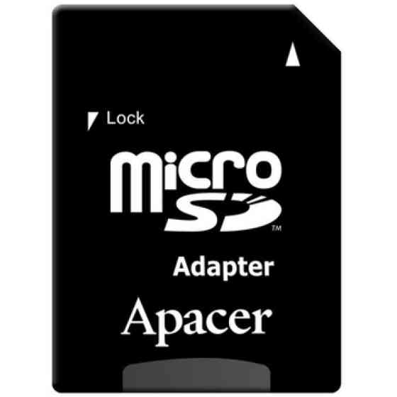 Карта пам'яті Apacer microSDHC 128GB UHS-I Class 10 + SD-адаптер (AP128GMCSX10UB-R) (Код товару:3807 Харків