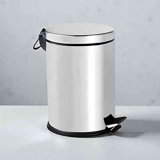 Ведро из нержавеющей стали с педалью,30 л, глянец (0111) Київ