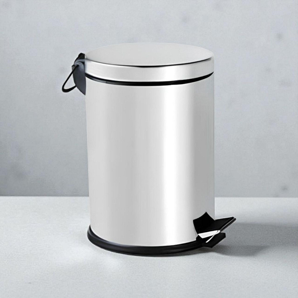 Ведро из нержавеющей стали с педалью,30 л, глянец (0111) Київ - зображення 2
