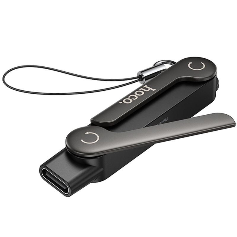 Переходник Hoco UA47 Lightning male to Type-C female adapter Херсон - зображення 4