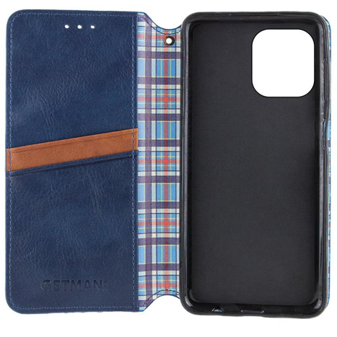 Кожаный чехол-книжка GETMAN Cubic (PU) для Apple iPhone 13 (6.1") Херсон - зображення 3