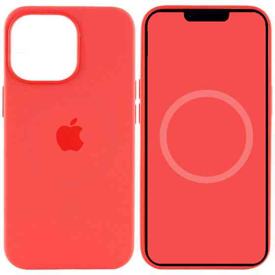 Чехол Silicone case (AAA) with Magsafe and Animation для Apple iPhone 15 Pro Max (6.7") Херсон