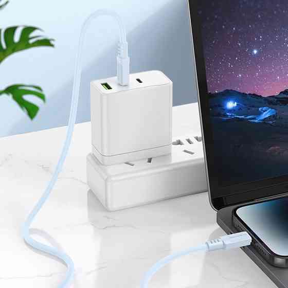 Дата кабель Borofone BX115 Lotto USB to Type-C 3A (1m) Херсон