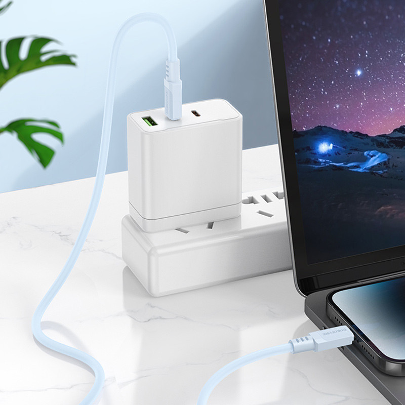 Дата кабель Borofone BX115 Lotto USB to Type-C 3A (1m) Херсон - изображение 5
