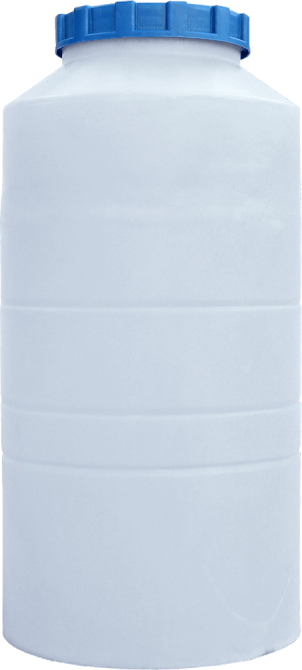 Емкость 250 л вертикальная ВО ПБ белая Киев - изображение 3