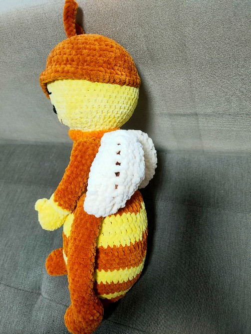 Іграшка Бджілка м'яка дитяча в'язана ручна робота подарунок Нововолынск - изображение 4