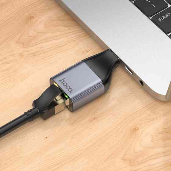Переходник Hoco UA35 Type-C to RJ45 Херсон