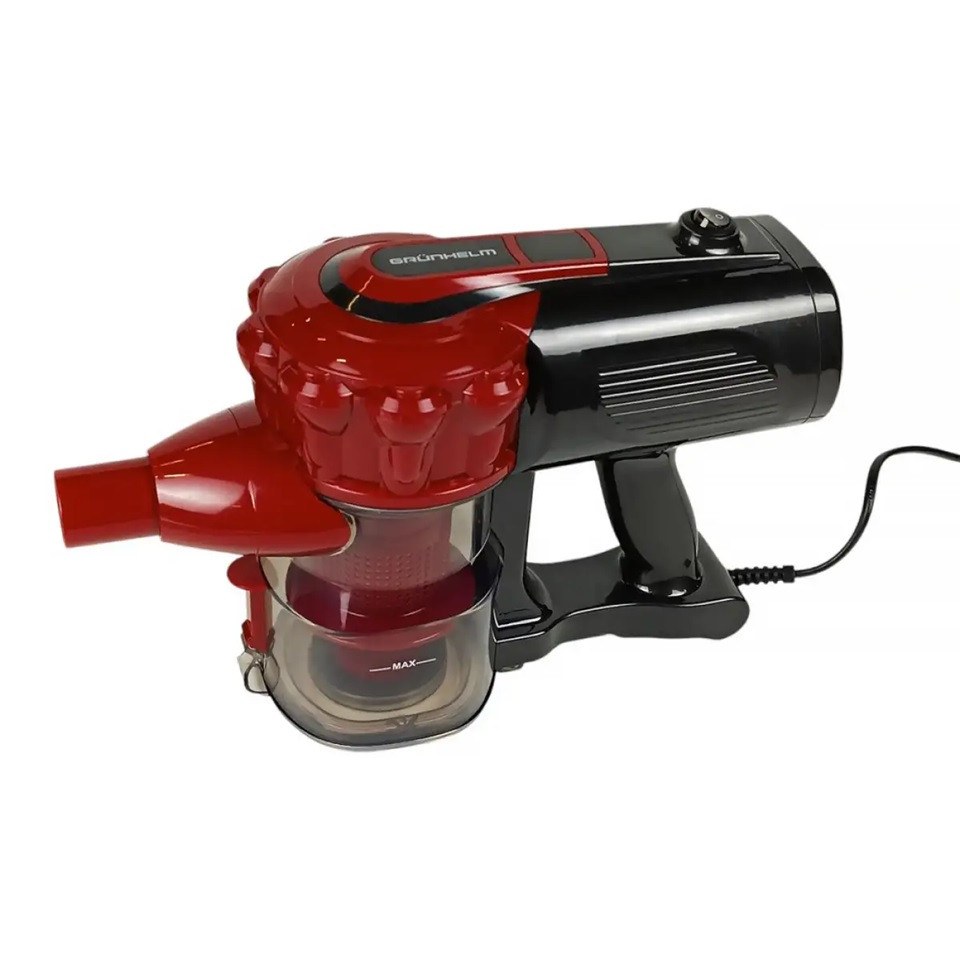 Пылесос ручной циклон Grunhelm GCVC-2001 HB 600 Вт красный Київ - зображення 6