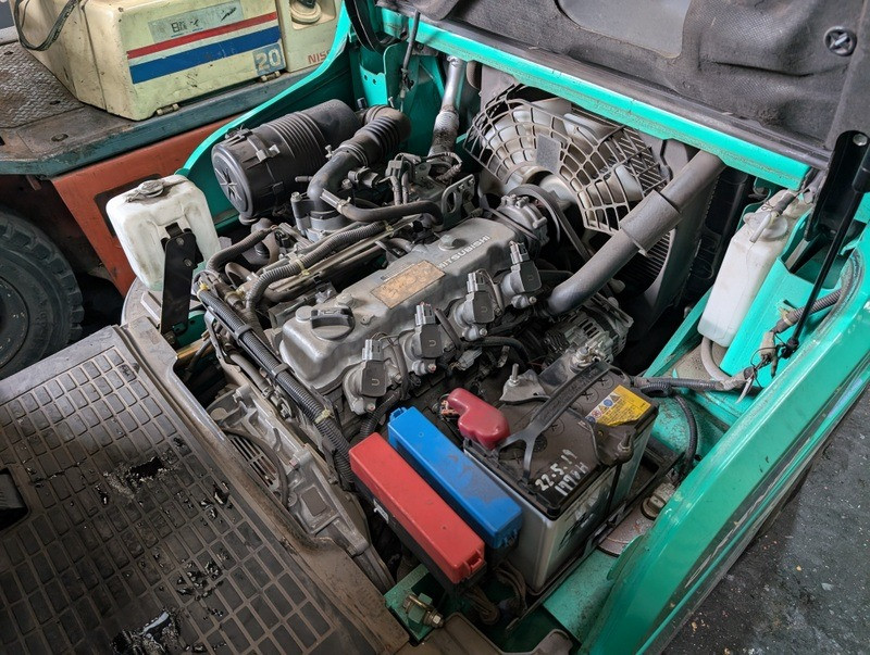 Бензиновий навантажувач Mitsubishi, напрацювання 2919 мотогодин. Модель: FGE20T Рівне - зображення 6