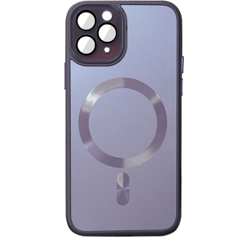 Чехол TPU+Glass Sapphire Midnight with Magnetic Fit для Apple iPhone 15 Pro (6.1") Херсон - изображение 1