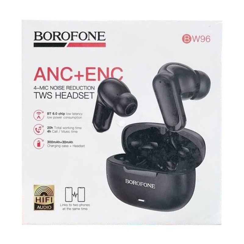 Беспроводные TWS наушники Borofone BW96 Mellow ANC+ENC Херсон - изображение 2