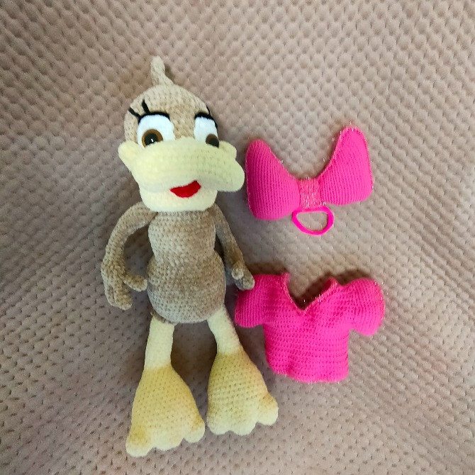 Іграшка м'яка качечка в'язана Поночка ручна робота hand made Нововолинськ - зображення 6