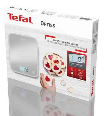 Весы кухонные Tefal Optiss BC50U4V0 5 кг серебристые Киев