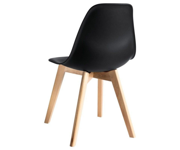 Стілець Лоренцо пластиковий чорний Днепр - изображение 2