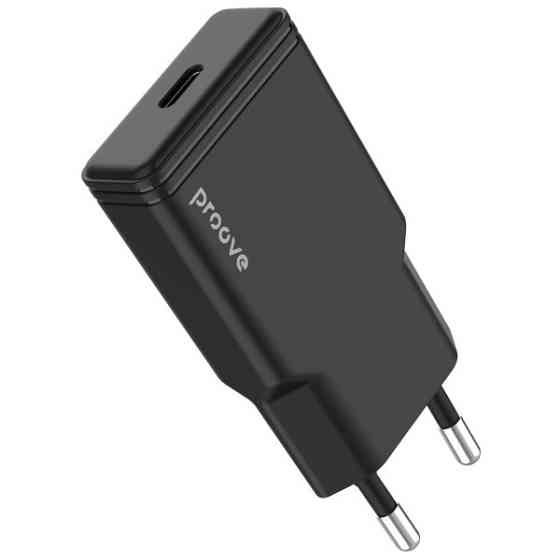 Мережевий зарядний пристрій Proove Slender 20W Type-C Black (WCSS20010001) (Код товару:41197) Харків