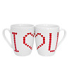 Набір кухлів Keramia I love you 21-279-024 360 мл 2 шт Київ