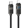 Уценка Дата кабель Hoco U137 Line with display Type-C to Lightning 27W (1.2m) Херсон