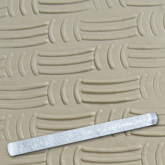 Скалка кондитерська рисунок Empire Горизонтальні і вертикальні лінії EM-8945 21 см Киев - изображение 1