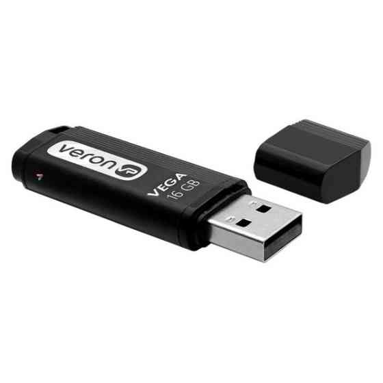 Флеш пам`ять Veron USB 16GB Vega Series 121 Black Харків