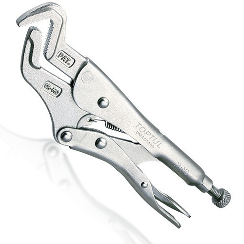 Клещи зажимные сварочные с фиксатором TOPTUL 230мм (R - тип) DMAD1A09 Харків - зображення 1