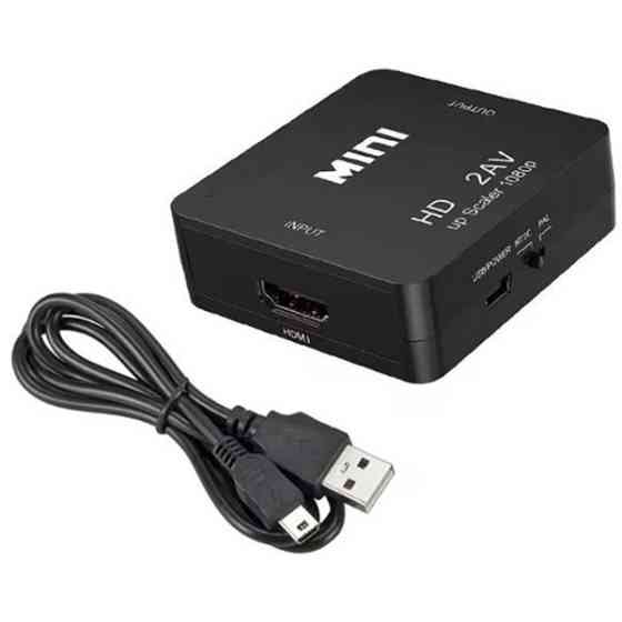 Адаптер HDMI to RCA Black (Код товару:41859) Харків