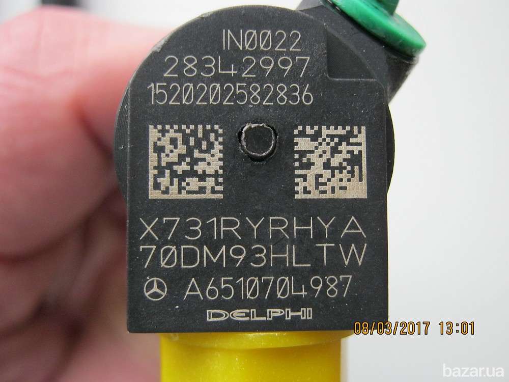 Нова форсунка A6510700587 A6510704987 Mercedes Sprinter 316 906 Viano Луцьк - зображення 2