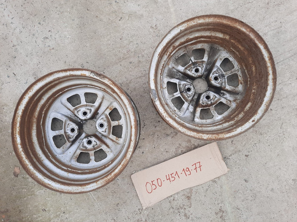 ретро стальные диски Диски R13 4x100 GM Дніпро - зображення 6