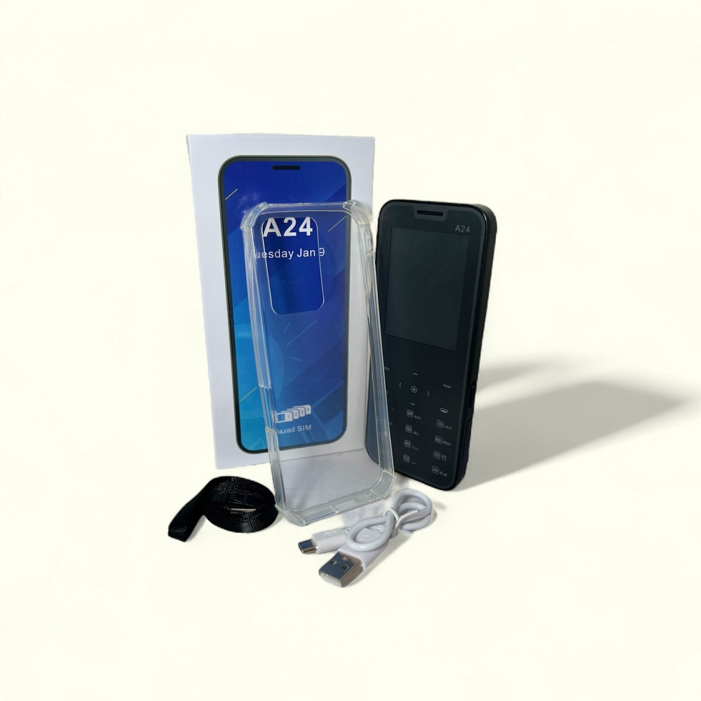 Кнопочный мобильный телефон на 4 сим карты AIEK s-mobile A24 Black Киев - изображение 8