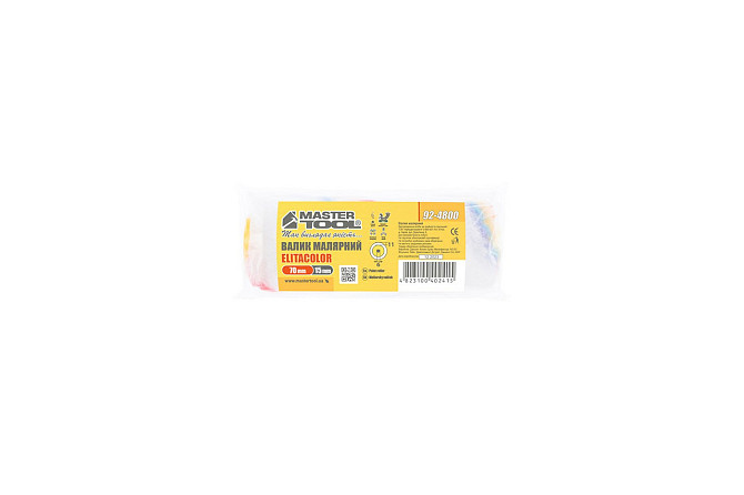 Валик малярный MASTERTOOL Elitacolor 15/70/11 мм Ø 6 мм 92-4800_Р Харків - зображення 3