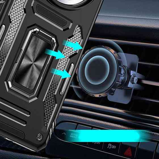 Ударопрочный чехол Camshield Army Ring для Xiaomi Redmi Note 14 Pro 4G/5G / Poco X7 Херсон