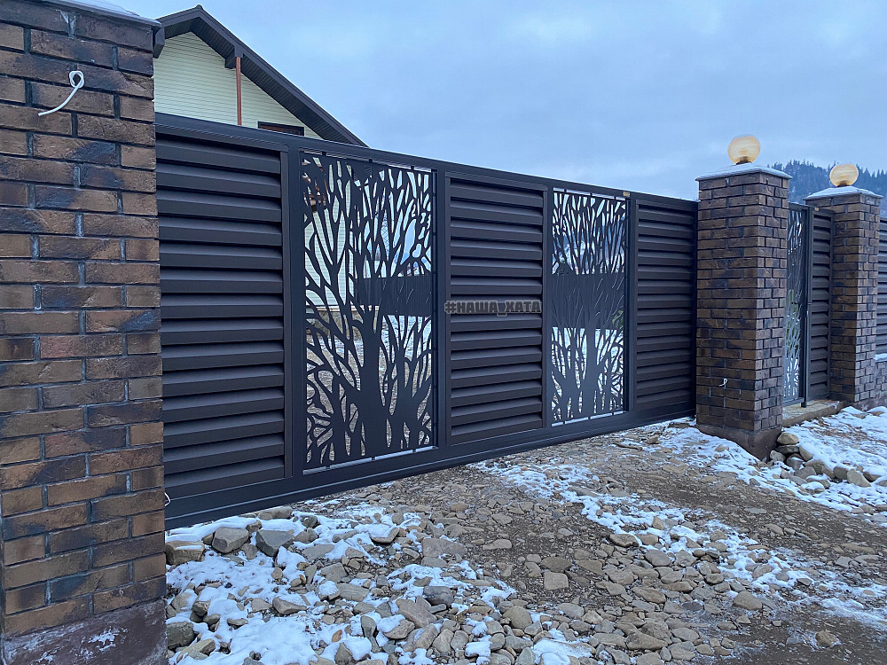 Відкатні ворота від виробника Наша Хата Херсон - зображення 2