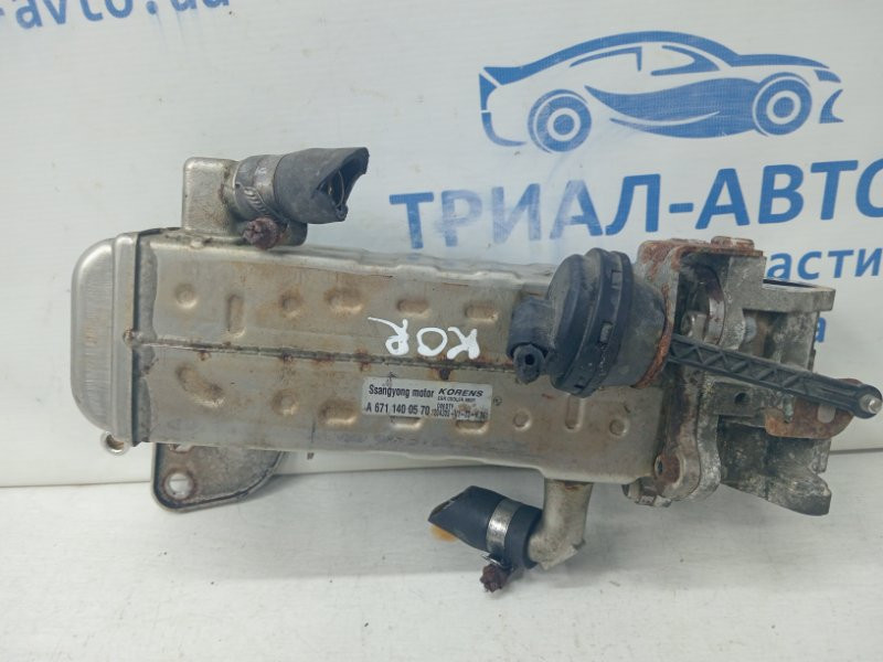 Радиатор EGR SsangYong Korando C200 2.0 DIESEL D20DT 2010 (б/у) Киев - изображение 3