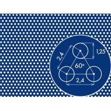 Перфорированный лист сталь 1,0х1000х2000 Киев - изображение 3