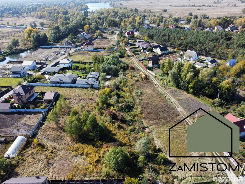 Продаж ділянки 10 соток. Село Гнідин. Центр. Вже залито два фундаменти під будинки, проекти додають Борисполь - изображение 4