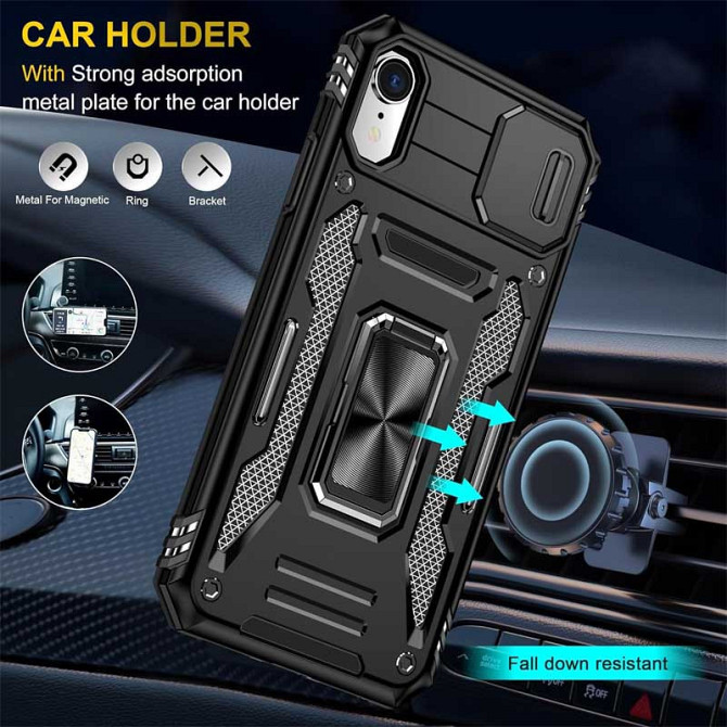 Ударопрочный чехол Camshield Army Ring для Apple iPhone XR (6.1") Херсон - зображення 3
