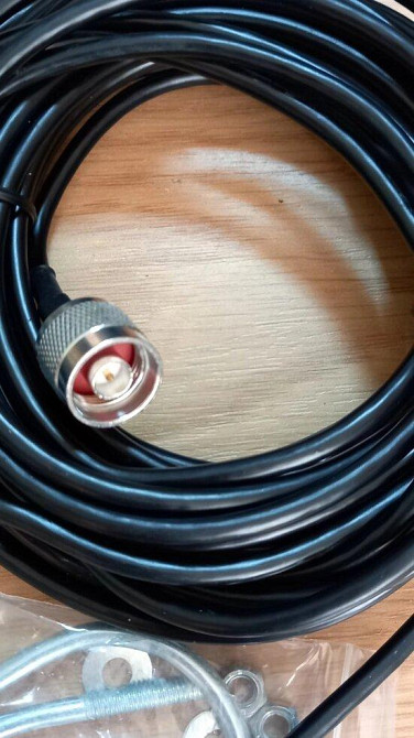 Антенна Yagi GJX-13 дБ 1610-3050 МГц, до 25 Вт, c 10 м кабеля RG-58U и N-male разъемом (10313) Дніпро - зображення 6