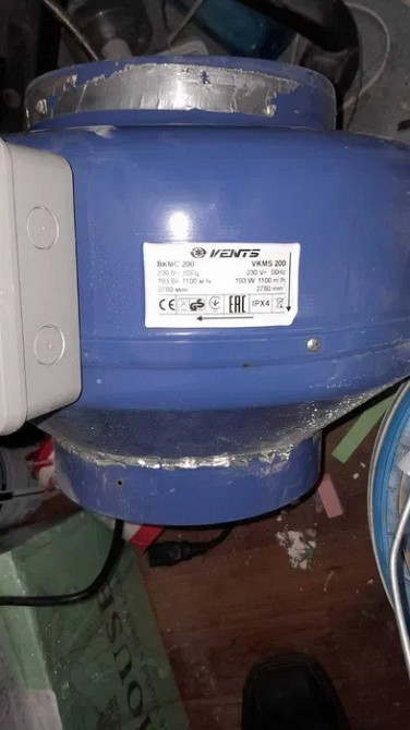 Две производственные вытяжки и два вытяжных мотора (улитки) - Б/У. Днепр - изображение 4